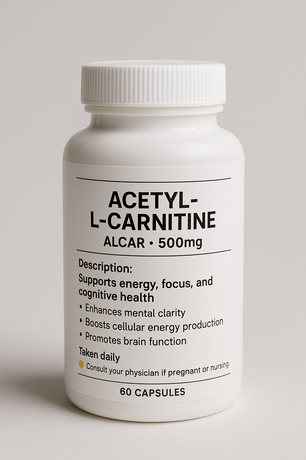 Acetyl-L-Carnitine (ALCAR) – 500mg