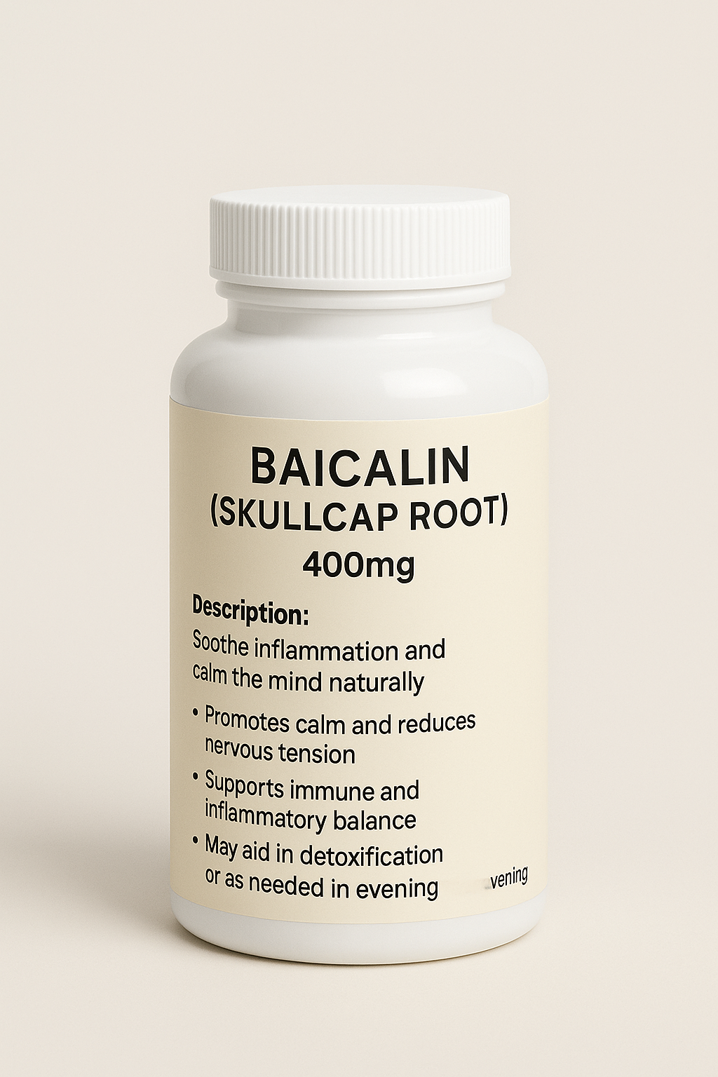 Baicalin (Skullcap Root) - 400mg