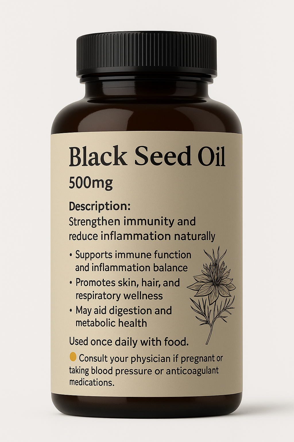 Black Seed Oil – 500mg