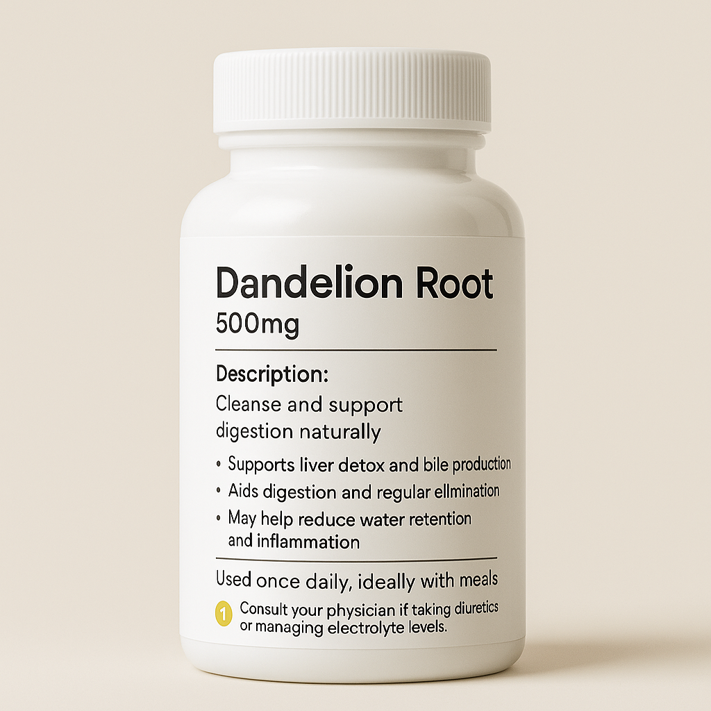 Dandelion Root – 500mg
