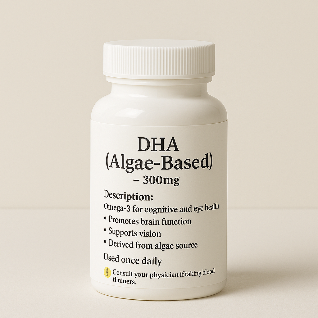 DHA (Algae-Based) – 300mg