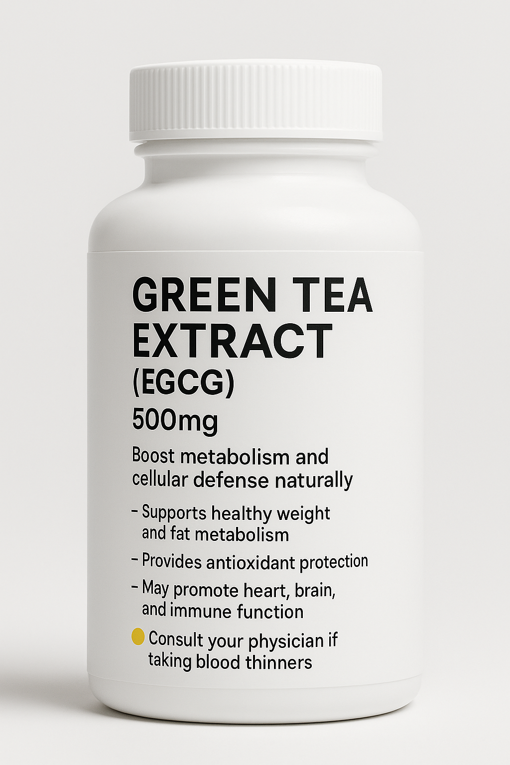 Green Tea Extract (EGCG) – 500mg