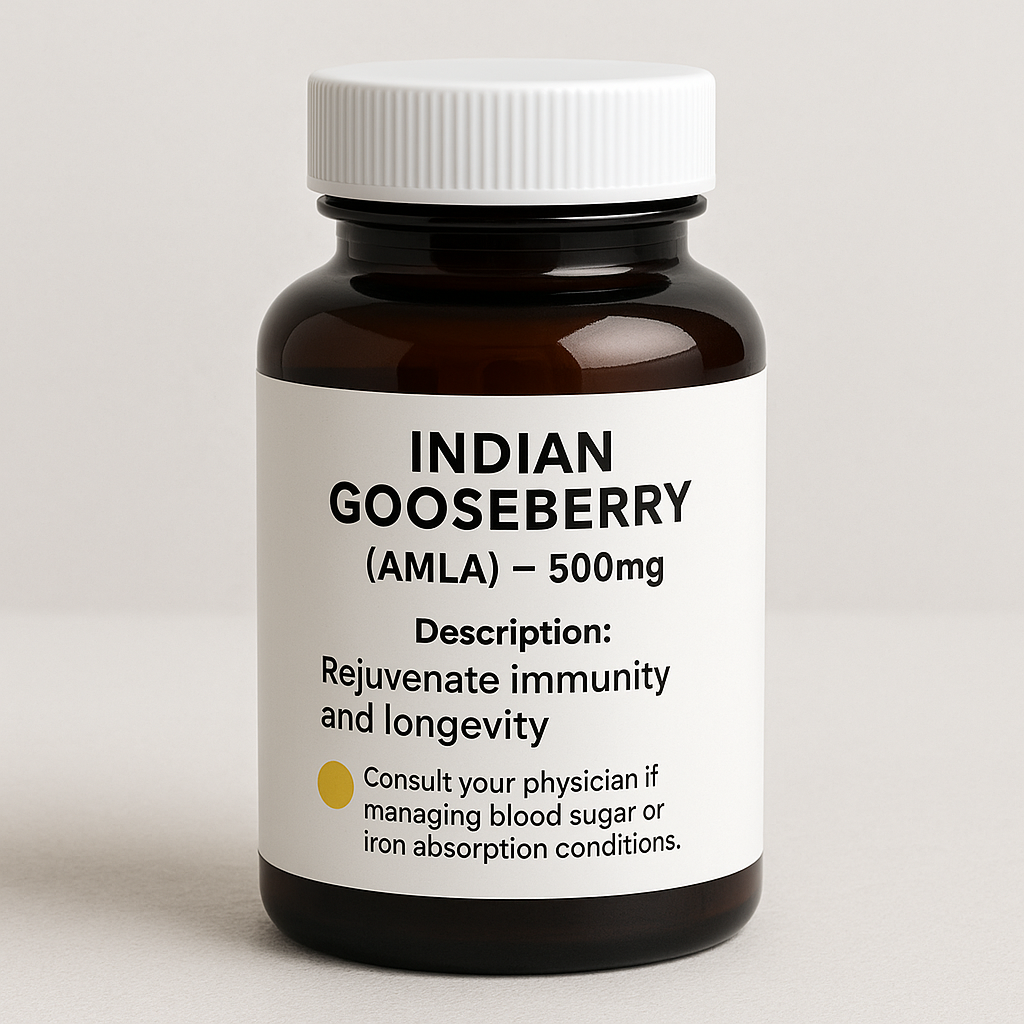 Indian Gooseberry (Amla) – 500mg